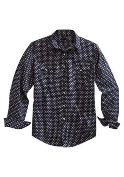 Tin Haul Men's Aztec Geo Print Western Shirt