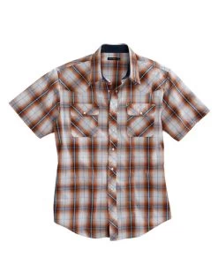 Tin Haul Men's Plaid Short Sleeve Shirt