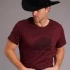 Stetson Men's Short Sleeve "Boss Of The Plains" T-shirt