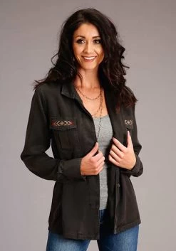 Stetson Women's Embroidered Twill Jacket