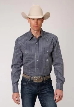 Roper Men's Arrow Rope Print Poplin Shirt