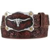 Men's Classic Longhorn Belt - Tan