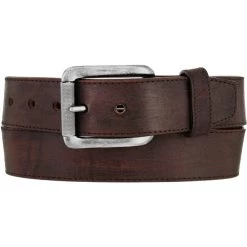 Men's Brown Bomber Belt