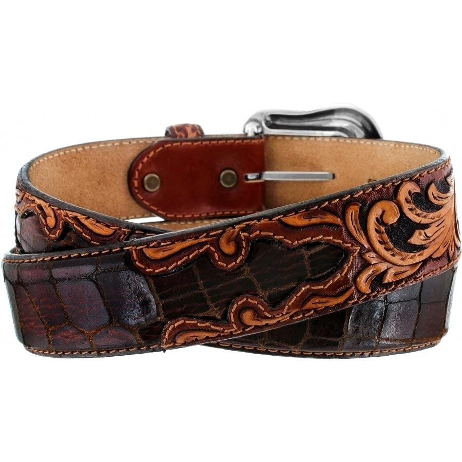 Men's Pinto Classic Belt - Dark Brown - Image 2