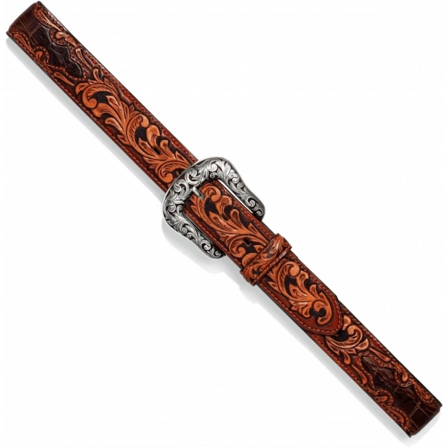 Men's Pinto Classic Belt - Dark Brown - Image 3