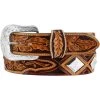 Men's Diamonte Tan Belt