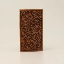 Ariat Mens' Embossed Flower Rodeo Wallet