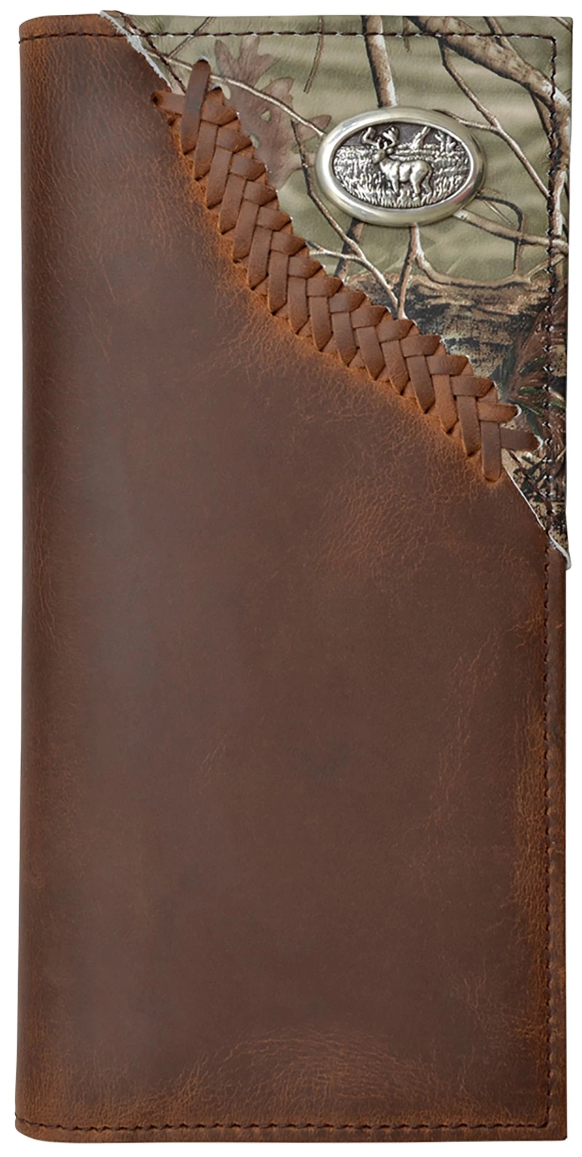 M&F Men's Camo Corner Deer Rodeo Wallet