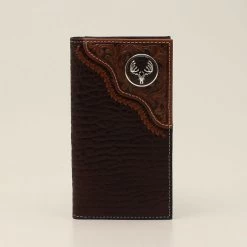 Nocona Men's Deer Skull Rodeo Wallet