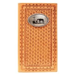 Nocona Men's Praying Cowboy Concho Rodeo Wallet