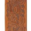 Nocona Men's Floral Embossed Design Rodeo Wallet