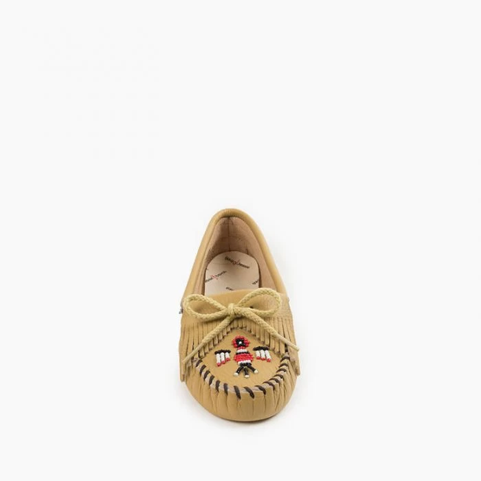 Minnetonka Moccasin Thunderbird Softsole - Natural - Image 3