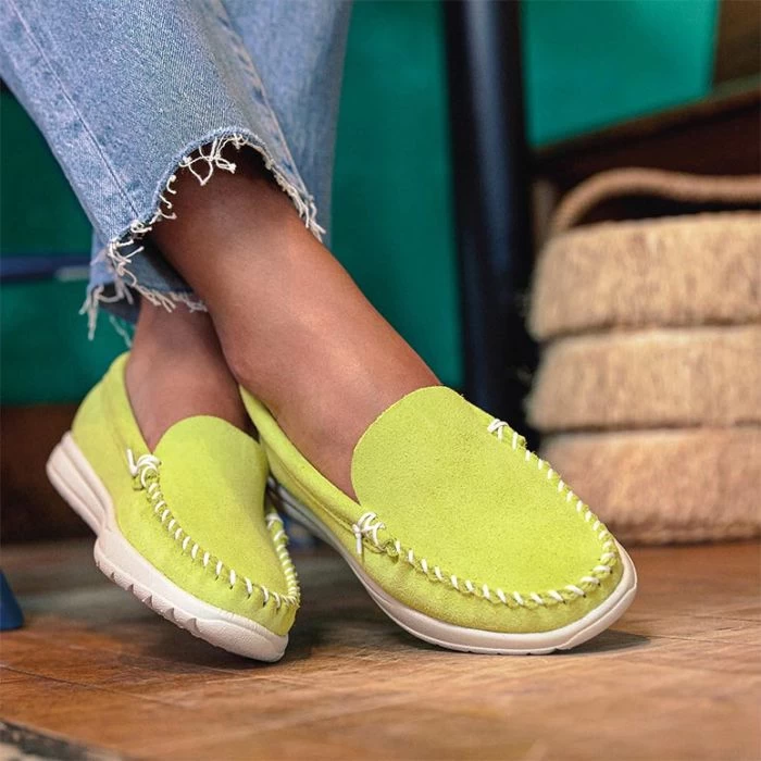 Minnetonka Moccasin Discover Classic - Citrus Green - Image 5