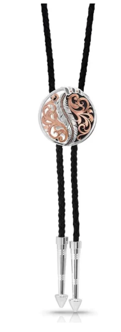 Montana Silversmiths Montana Silversmith Wind Dancer Feather Bolo Tie
