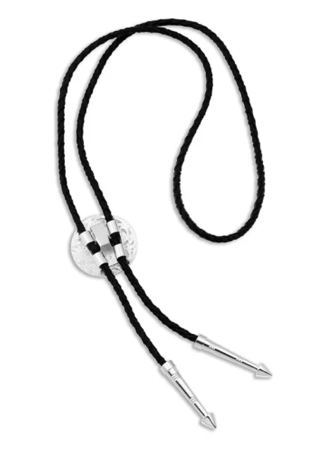 Montana Silversmiths Montana Silversmith Wind Dancer Feather Bolo Tie - Image 2