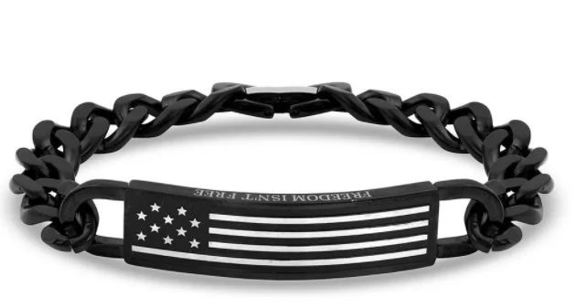 Montana Silversmiths Montana Silversmith Kristy Titus Let Freedom Ring ID Bracelet