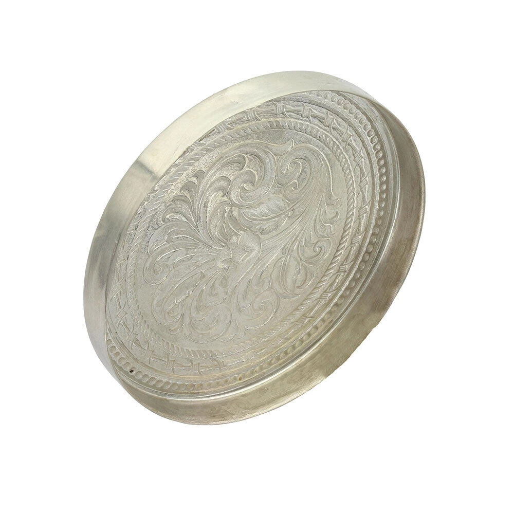 Montana Silversmiths Stars & Barbed Wire Snuff Lid - Image 2