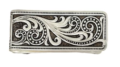 Montana Silversmiths Montana Silversmith Western Lace Whisper Money Clip