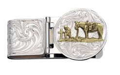 Montana Silversmiths Montana Silversmith Christian Cowboy Hinged Money Clip