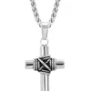 Montana Silversmiths Montana Silversmith Rope Wrapped Cross Necklace