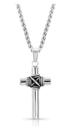 Montana Silversmiths Montana Silversmith Rope Wrapped Cross Necklace