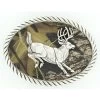 Nocona Oval Jumping Buck Camo Belt Buckle