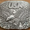 Nocona America Strong Soaring Eagle Belt Buckle
