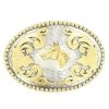 Nocona Oval Horse Head Belt Buckle
