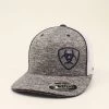 Ariat Flexfit Navy Logo White Mesh Ballcap