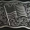 Nocona By M&F American Flag Belt Buckle