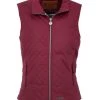 Outback Women Quilted Vest - Berry