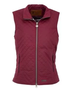 Outback Women Quilted Vest - Berry