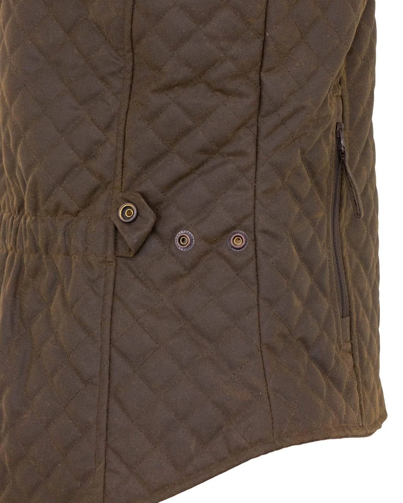 Outback Women Quilted Vest - Bronze - Image 2