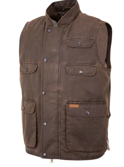 Outback Trading Men's Cobar Brown Vest