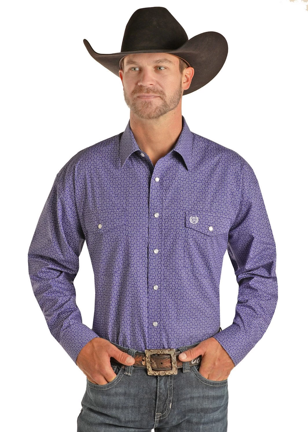 Panhandle Men's Geo Print Shirt