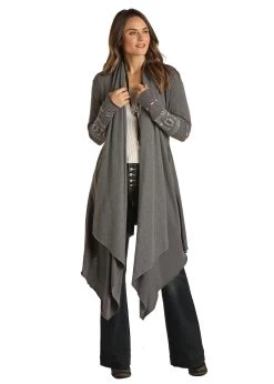 Panhandle Women's Drape Front Duster