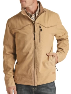 Men's Concealed Carry Cotton Canvas Jacket