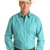 Panhandle Men's Micro-Geo Print Shirt