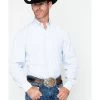 Wrangler Men's George Strait Longsleeve Small Check Shirt