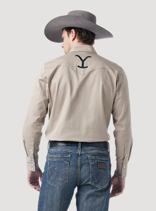 Wrangler Men's Twill Yellowstone Shirt - Image 2