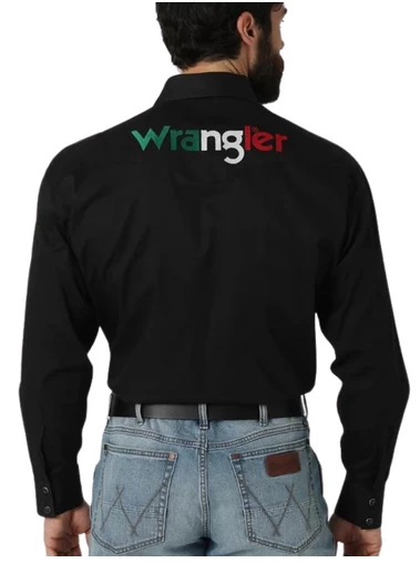Wrangler Men's Mexican Pride Branded Shirt - Image 2