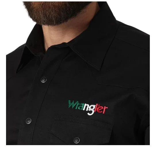 Wrangler Men's Mexican Pride Branded Shirt - Image 3