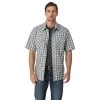 Wrangler Men's Plaid Retro Western Shirt