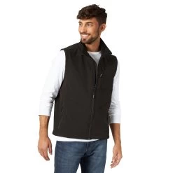 Wrangler Men's Conceal Carry Trail Vest - Black