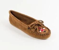 Minnetonka Women's Dusty Brown Thunderbird II Moccasin